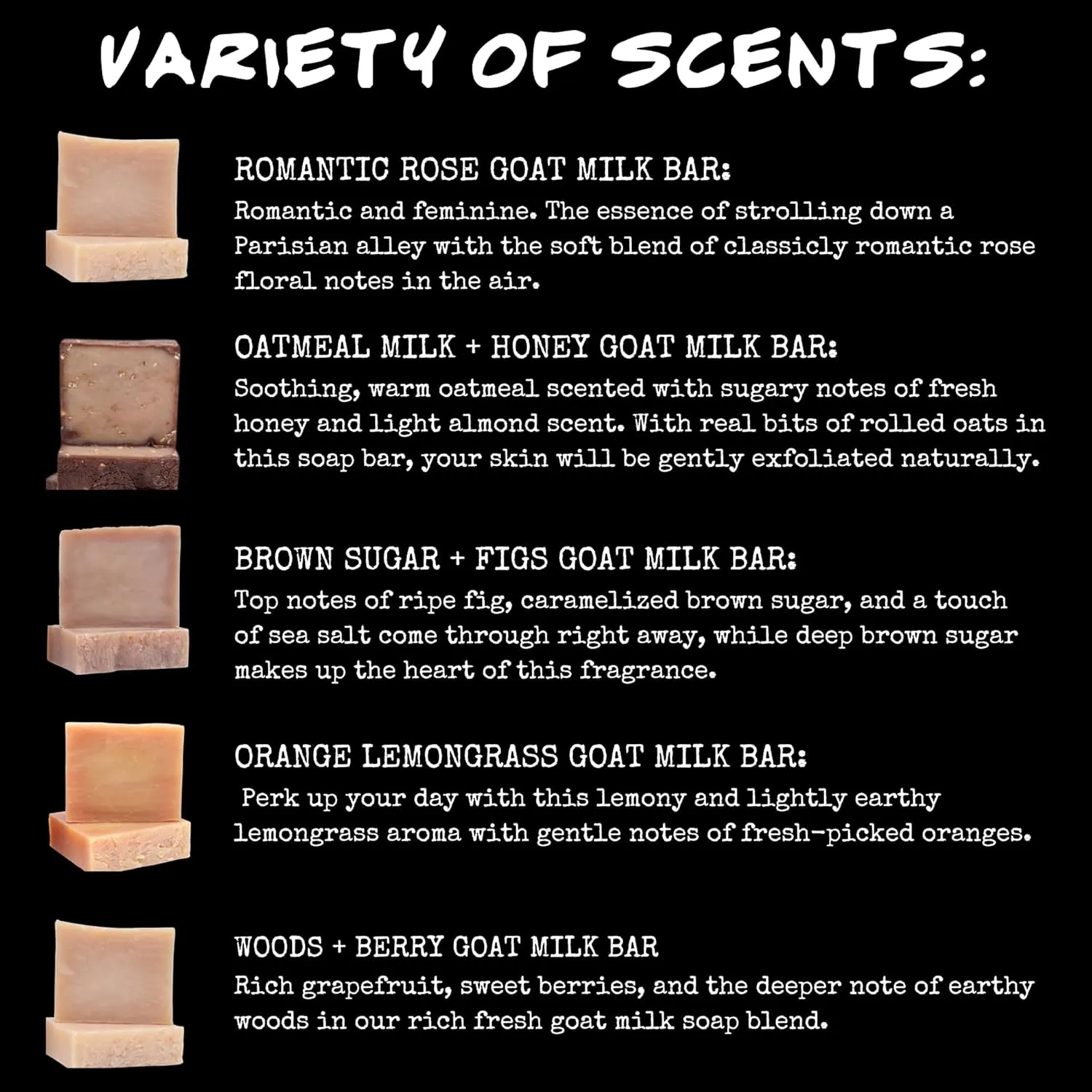 BLUBYRD Goats Milk Bars Soap Set - 5 Piece Soap for Eczema Psoriasis Soap, Nature Goats Soaps Bars, Organic Goat's Milk Natural Soaps Bars for Kids, Men, Women (Goatmilk)