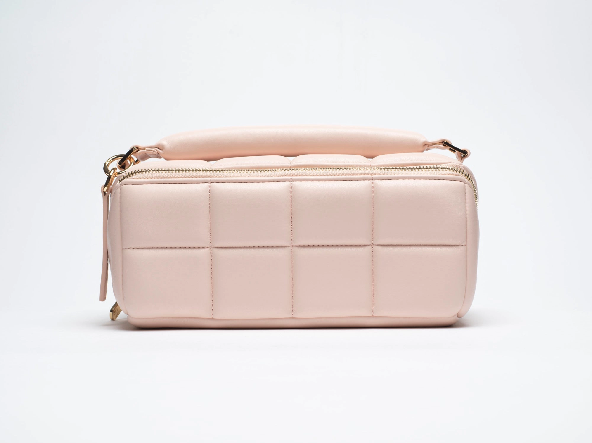 Blush Pink Makeup Bag - Luxury Designer Cosmetic Case - The HOMEE