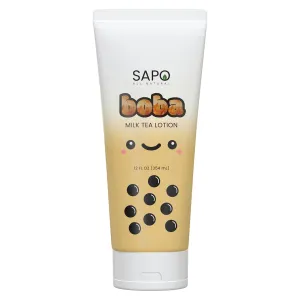 Boba Milk Tea Lotion with Aloe, Vitamin E & Hyaluronic Acid - Sweet Scented Hand and Body Cream for All Skin Types & Ages - 12 oz