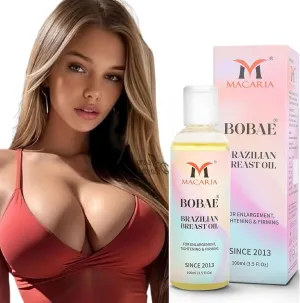 Bobae Brazilian Care Breast Massage Oils Breast Firming and Lifting Oils Massage Moisturizing Bigger Breast Care