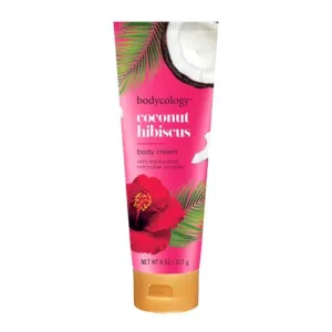 Bodyc~ology Shea Butter Body Cream, Coconut Hibiscus, 8 oz, pack 1