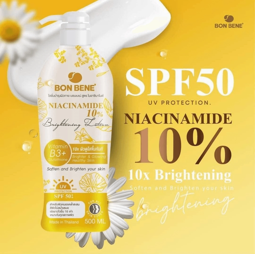 Bon Bene Niacinamide Brightening Lotion SPF50   - 500ml
