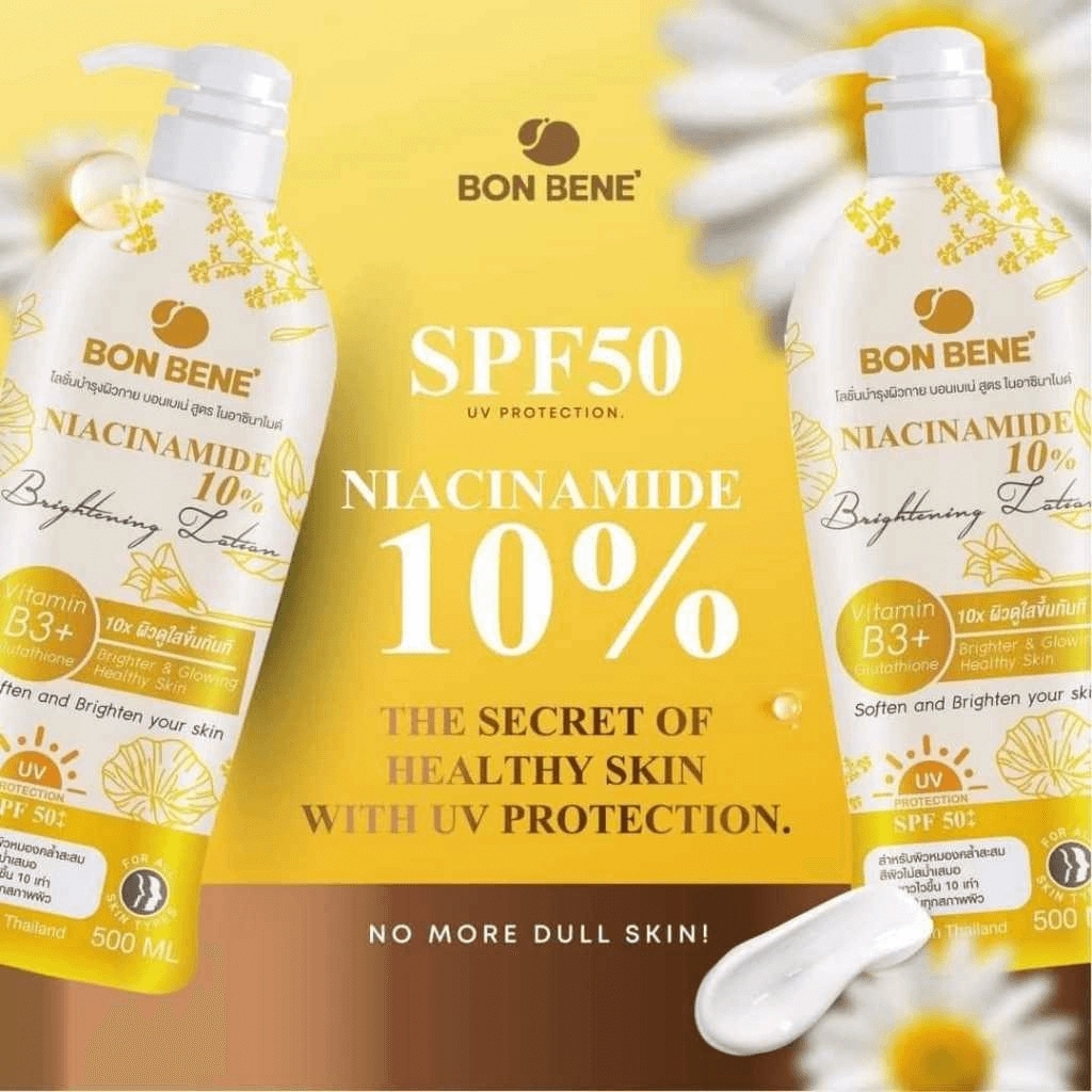 Bon Bene Niacinamide Brightening Lotion SPF50   - 500ml