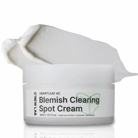 C’NEW LAB Heartleaf AC Blemish Clearing Spot Cream 30ml (1.01 fl. oz.) | Targeted Blemish & Acne Care | Heartleaf Extract, Heartleaf Exosome, PHA, Niacinamide 5%, Korean Skin Care