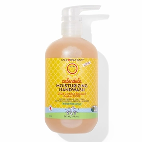 California Baby Calendula Moisturizing Hand Soap | Lavender Scent | 100% Plant-Based Sensitive Skin Soap | Coconut Oil | Hypoallergenic Soap | 19 oz.