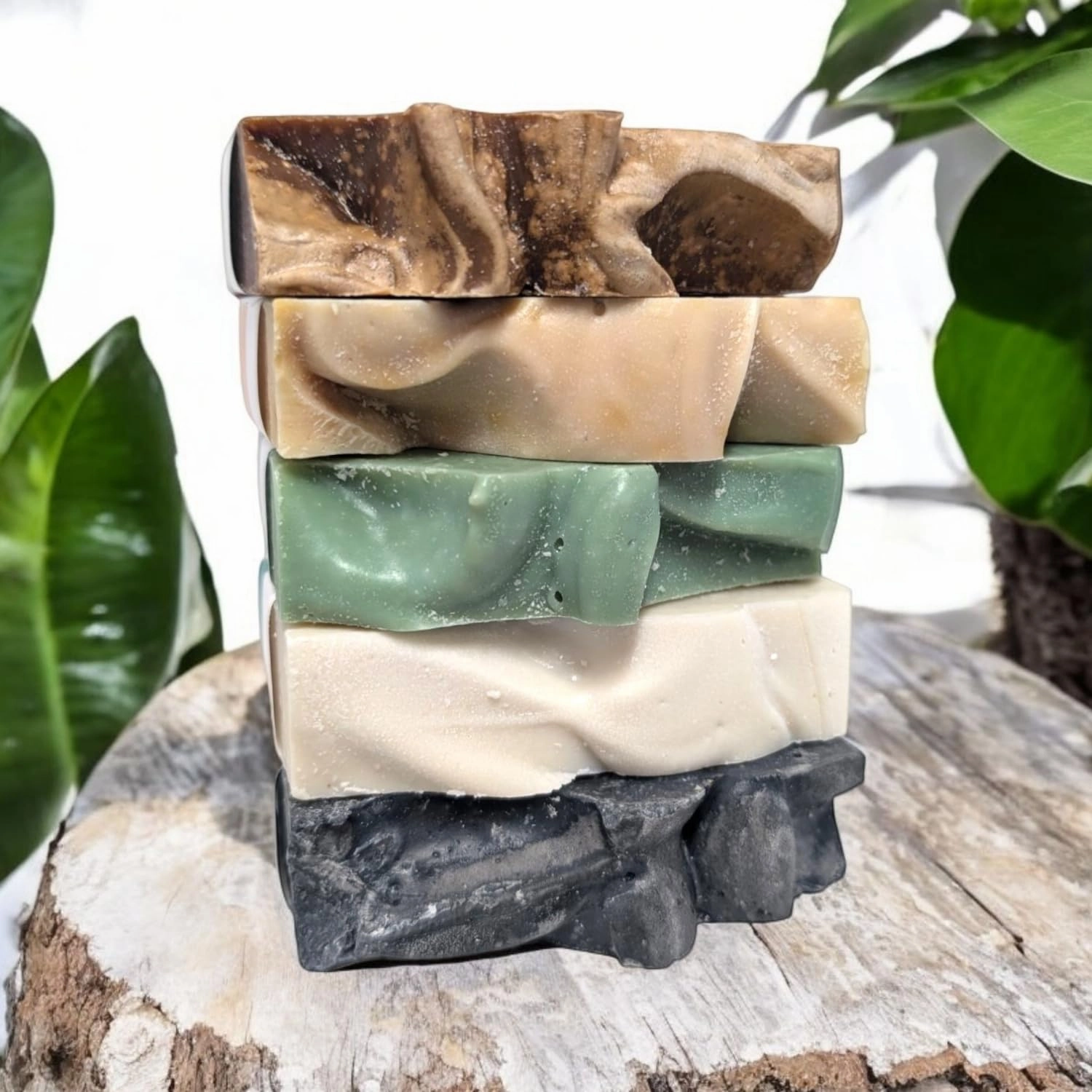 Calm Soap Collection Soap Bar – Skin Renewing, Vegan-Friendly with Lavender & Tea Tree Oil – Deep Cleansing & Nourishing for Glowing Skin – 5.8 oz Pack 4