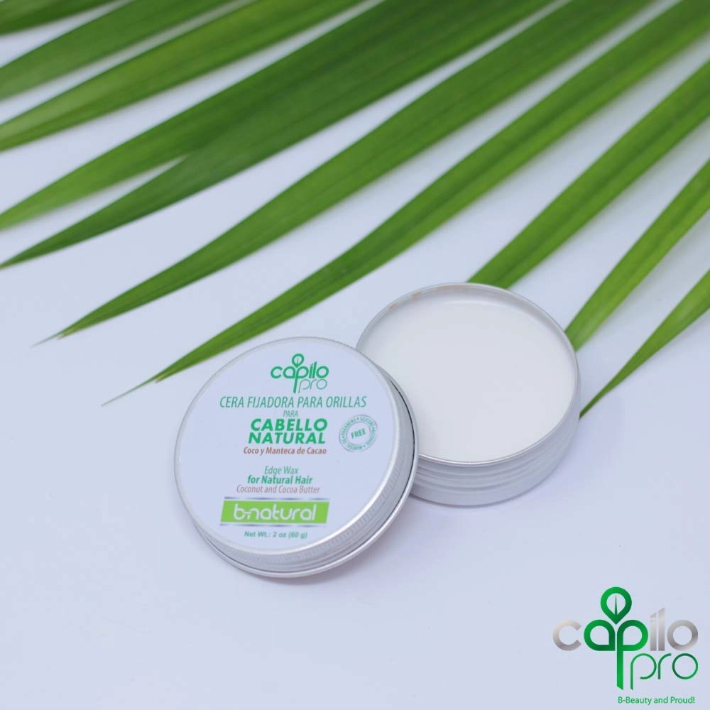 CAPILO PRO B-NATURAL CURLY MOLDING CREAM | COCONUT OIL & COCOA BUTTER. MOISTURIZER FOR NATURAL, KINKY & CURLY HAIR. PARABEN & SULFATE FREE. 8 OZ.
