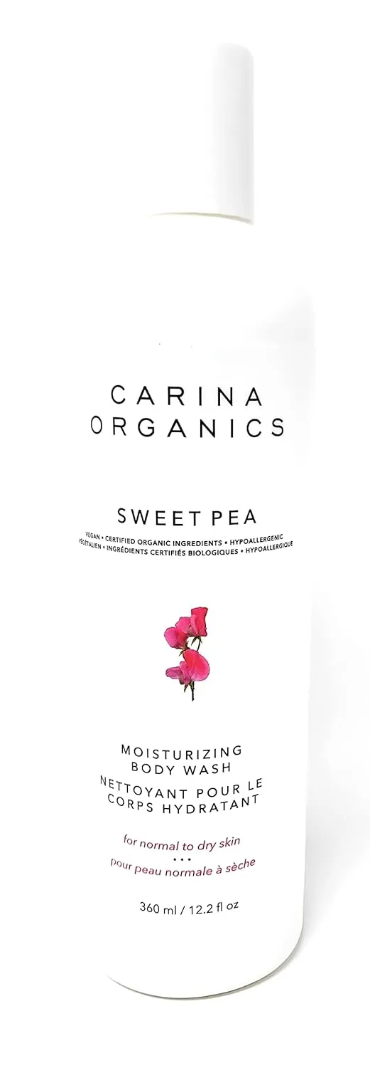 Carina Organics Sweet Pea Daily Moisturizing Body Wash