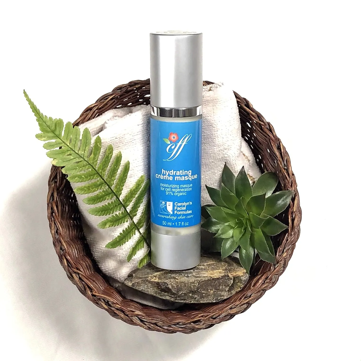 Carolyn's Facial Formulas Hydrating Crème Masque | Containing Aloe, Olive and Jojoba Oil Extracts | Moisturizing And Nourishing Masque | Helps to Soothe, Hydrate, Heal | Made In USA