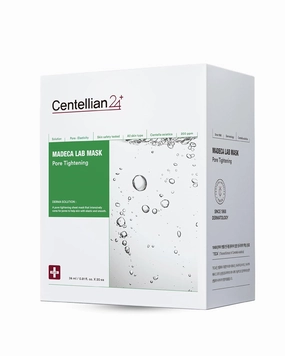CENTELLIAN 24 Madeca Mask (Pore Tightening, 20pc) - Face Mask Sheet for Pore Minimizing, Sebum Control with Centella Asiatica, TECA, Niacinamide. Korean Skin Care for Men Women by Dongkook