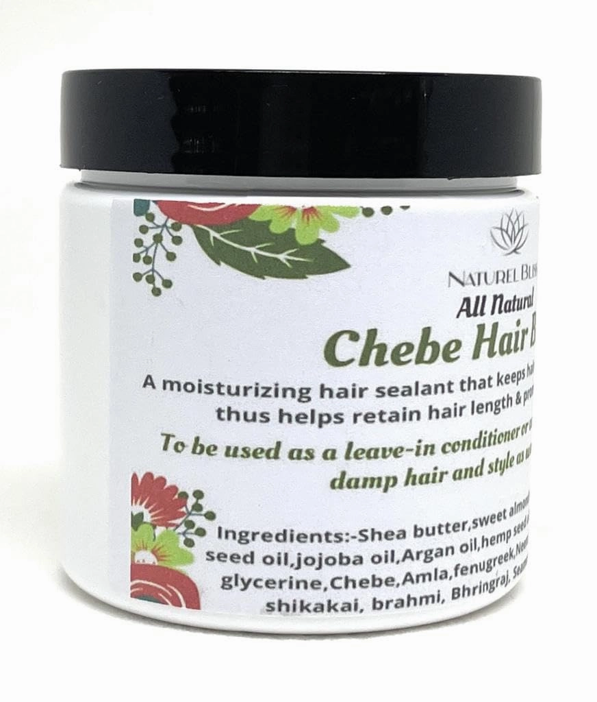 Chebepowder Hair Growth Butter/Vegan|With Chebepowder and Indian Herbs, Aloe vera/Amla/Jamaican Black Castor Oil/Fenugreek… (Vanilla) 4 oz