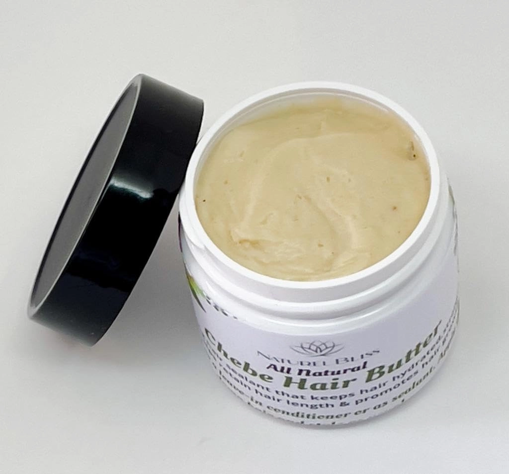 Chebepowder Hair Growth Butter/Vegan|With Chebepowder and Indian Herbs, Aloe vera/Amla/Jamaican Black Castor Oil/Fenugreek… (Vanilla) 4 oz