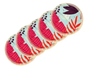 Cheeky Wipes Bamboo Makeup remover pads - with Wash Bag - 10 Pack