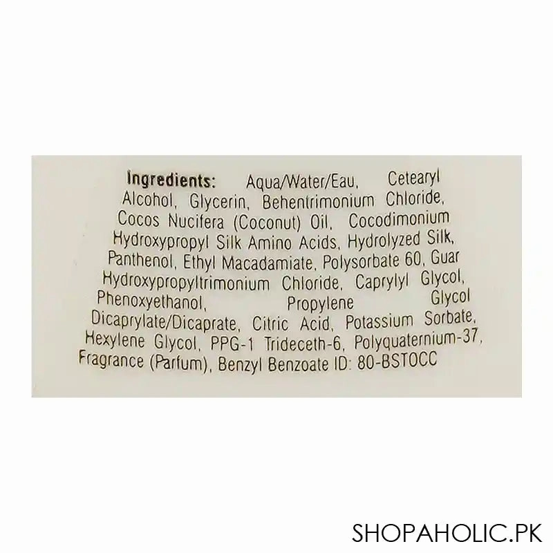 CHI Biosilk Silk Therapy 92% Natural Coconut Oil Moisturizing Conditioner, Paraben-Free, 167ml