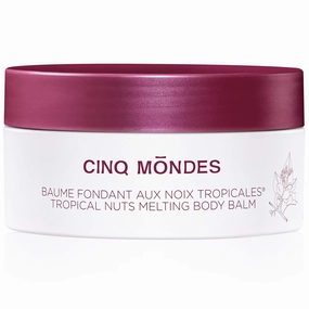 Cinq Mondes Tropical Nuts Melting Body Balm- 6.8 oz- Ultra Nourishing Balm To Rehydrate Dry Skin - For Silky And Radiant Skin- With Tamanu Nut, Coconut Oil And Kemiri Nut Oil