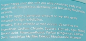 Ciroa, Blueberry & Niacinamide, BODY SCRUB, 21.2 oz (600gr) (Pack of One)