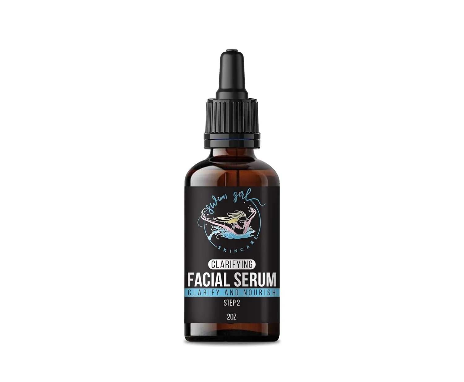Clarifying Facial Serum with Niacinamide & Zinc | For Swimmers & Surfers | Supports Clear, Balanced Skin | 2 fl oz