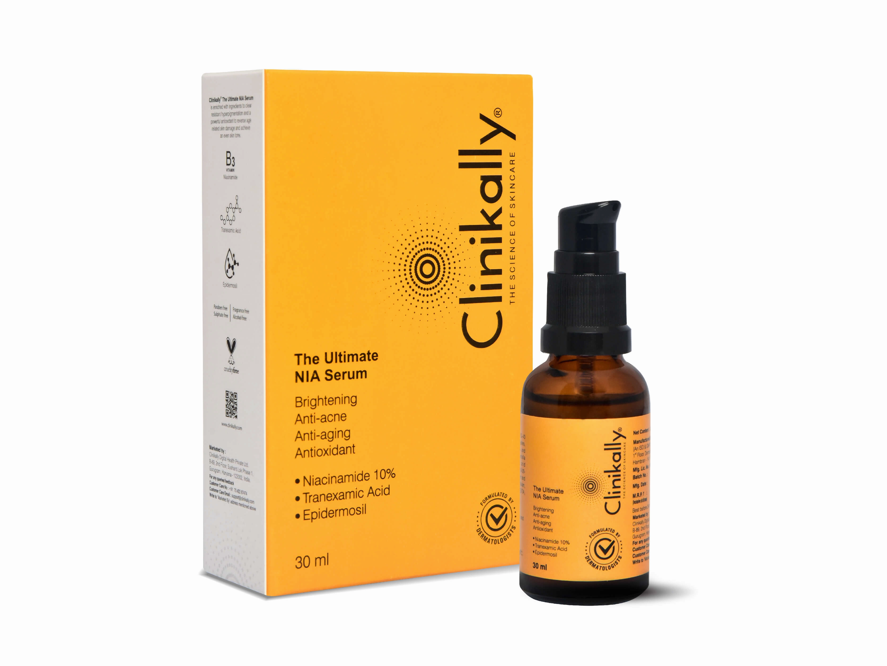 Clinikally The Ultimate NIA Serum   Pigment Corrector Cream