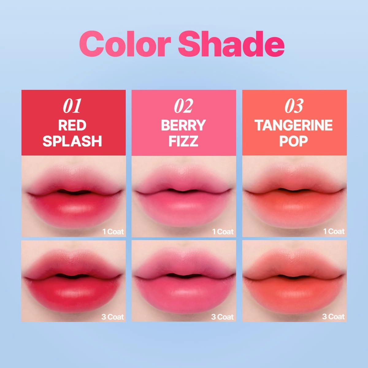 CLIO Water Soda Tint 5 Colors, Korean Lip Stain, High Moisturizing, Strong Hydrating Water Lip Oil, Gloss, Non Sticky Lip Stain, K-Beauty Lips (02 BERRY FIZZ, One Size)