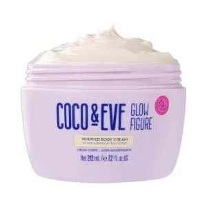 Coco & Eve Glow Figure Body Moisture Whip - Lotion and Moisturizer for Women | Hydrating Body Cream (7.2 fl oz) (Lychee & Dragonfruit)