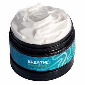 COCO XO Whipped Body Butter | Non Greasy, Non Toxic Shea & Cocoa Butter Body Lotion For Women | Natural & Clean Without Chemicals Infused With Coconut Oil Moisturizing Cream (8 oz, Breathe)