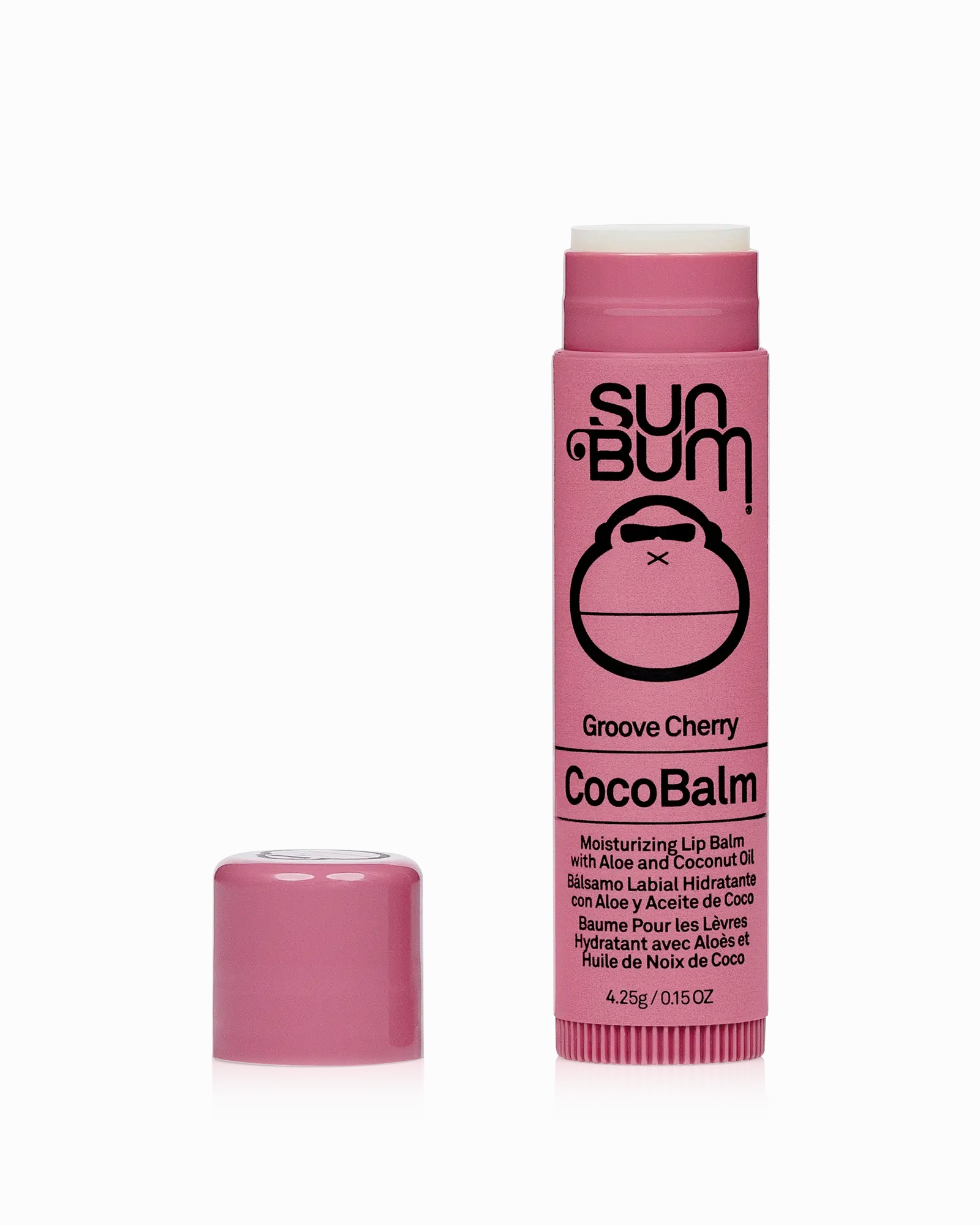 CocoBalm Moisturising Lip Balm in Groove Cherry