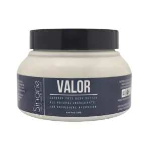 Coconut-Free Body Butter – Ultra-Nourishing Moisturizer with Mango Butter, Avocado Oil & Jojoba Oil – Hydrating & Non-Greasy Lotion for Sensitive Skin (8 oz., Valor)
