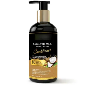 Coconut Milk With Avocado for Nourishing,Hydrating,Silk & Shine with Strengthens Hair,Free from Paraben & Mineral Oil, for Men and Women Hair Conditioner(300ml)