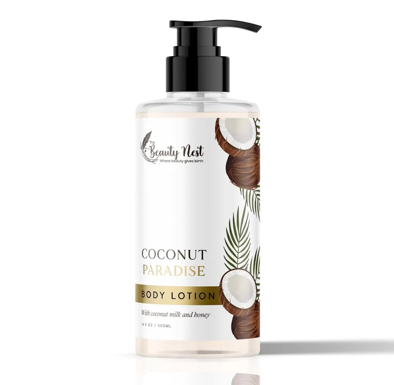 Coconut Paradise Body Lotion – Deep Moisturizing Lotion with Coconut Milk & Honey – Hydrating Skin Care for Dry Skin – Nourishing & Softening Formula – 16 fl oz