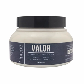 Coconut-Free Body Butter – Ultra-Nourishing Moisturizer with Mango Butter, Avocado Oil & Jojoba Oil – Hydrating & Non-Greasy Lotion for Sensitive Skin (4 oz., Valor)
