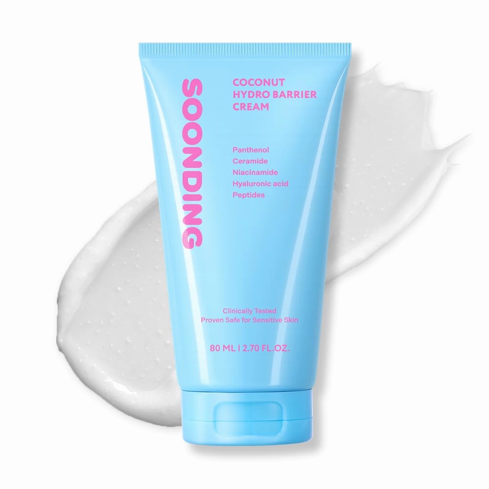 Coconut Hydro Barrier Cream, 80g, 2.70 fl oz, Korean Coconut Hydrating & Replenishing Moisturizing Cream