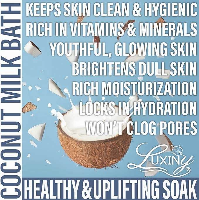 Coconut Milk Bath- Rainbow -  eco-friendly
