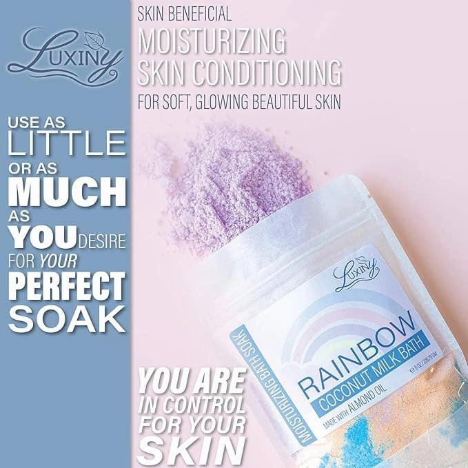 Coconut Milk Bath- Rainbow -  eco-friendly