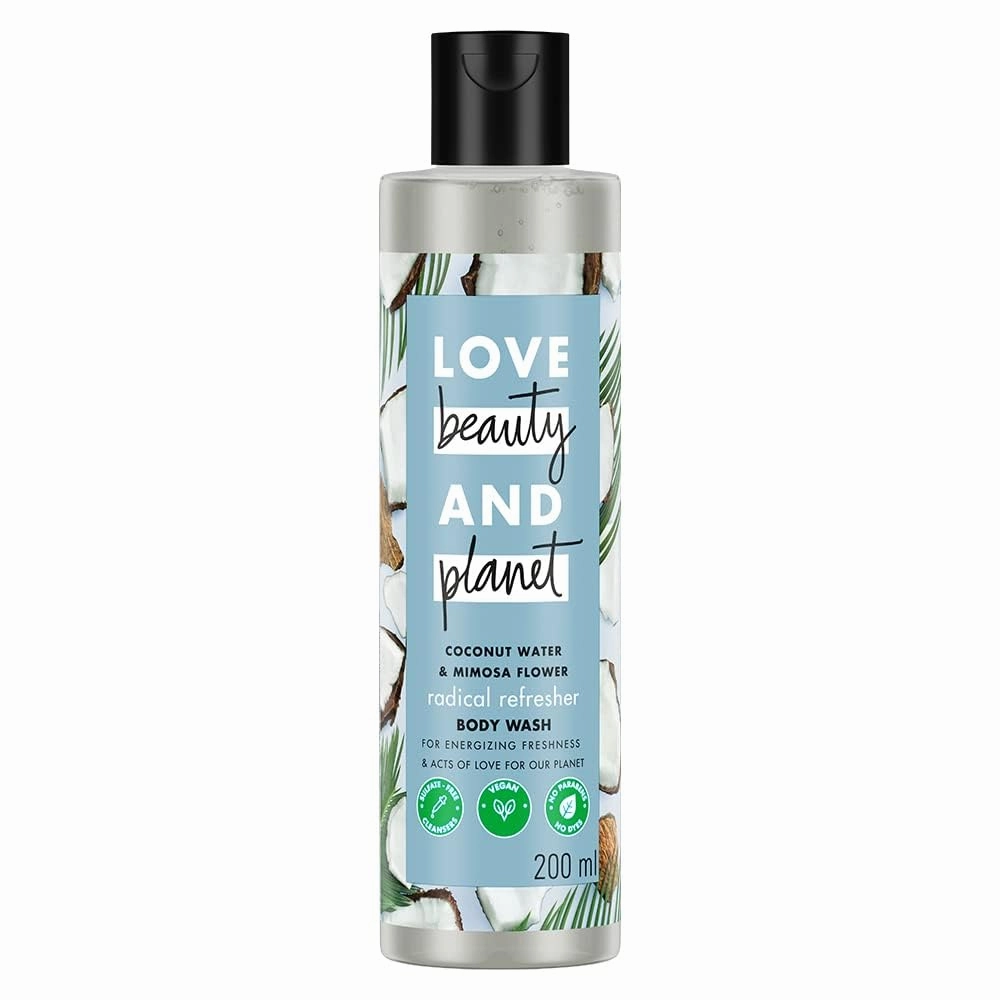 Coconut Water & Mimosa Flower Refreshing Body Wash I Liquid Shower Gel I Hydrating I Paraben Free, 200 ml