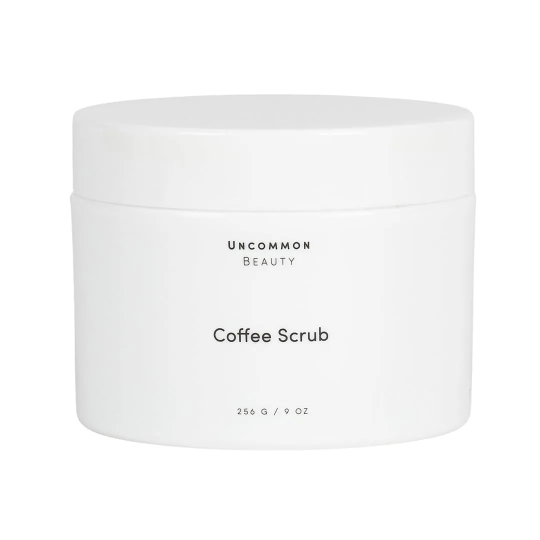 Coffee Scrub - Exfoliating and Hydrating Body Scrub - All Skin Types, Vegan, Cruelty Free, Fragrance Free, 9 OZ