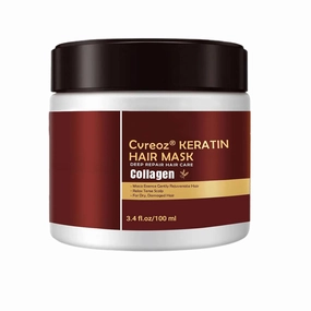 Collagen Hair Treatment, Advanced Keratin Hair Treatment, Deep Conditioning Hair Mask, Suitable for Damaged Hair, Suitable for All Hair Types (1 Bottle)
