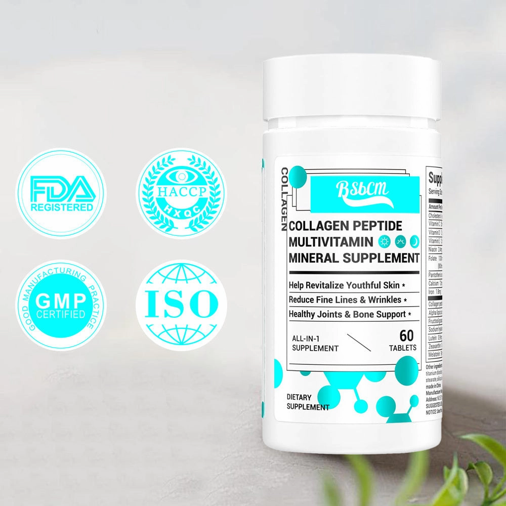 Collagen,Vitamin&Mineral,ContainsVitamin D3,VitaminC, Probiotics,Vitamin E,Vitamin B &Multivitamin Healthcare Edible 60 Count