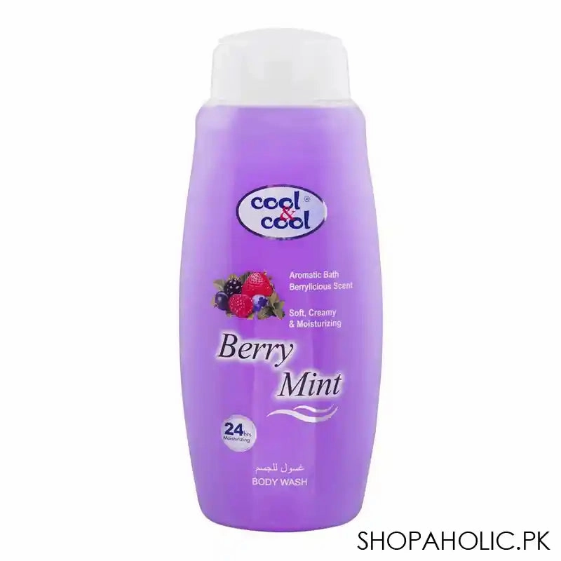 Cool & Cool Berry Mint Soft, Creamy & Moisturizing Body Wash, 500ml