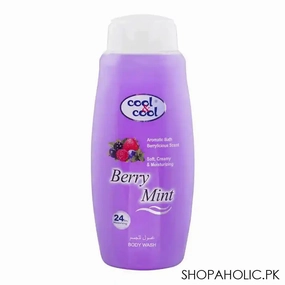 Cool & Cool Berry Mint Soft, Creamy & Moisturizing Body Wash, 500ml