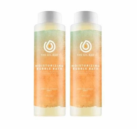 Cool Citrus Basil Scented Moisturizing Bubble Bath - 2 x 13 oz Bottles