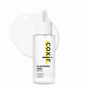 coxir TXA NIACINAMIDE TONING AMPOULE I Tranexamic Acid, Vitamin C I Even Skin Tone, Hydrating, Smoothing, Calming, Moisturizing, Korean Skin Care[50ml/1.69 fl.oz]