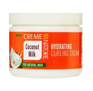 Creme of Nature Hydrating Curling Cream, Coconut Milk Detangling and Conditioning Formula for Normal Hair, 11.5 Oz