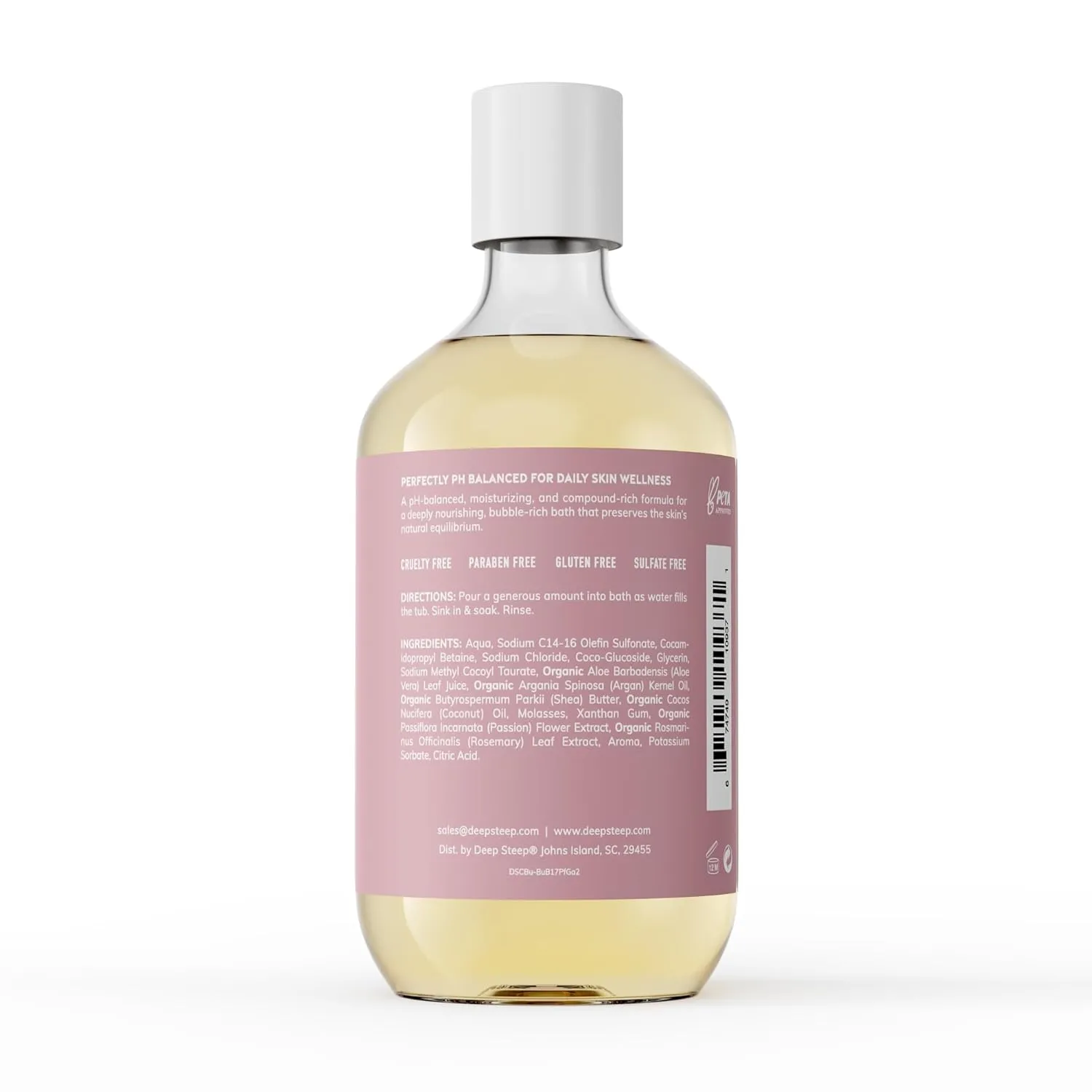 Deep Steep Bubble Bath, 17 Ounce (Pack of 2) (Passion Fruit Guava)