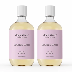 Deep Steep Bubble Bath, 17 Ounce (Pack of 2) (Lilac Blossom)