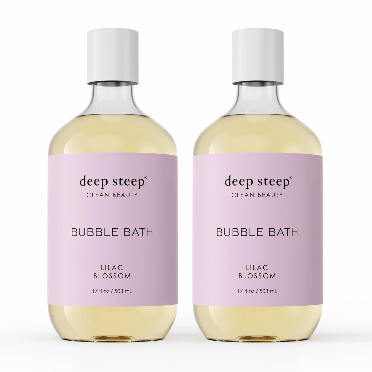Deep Steep Bubble Bath, 17 Ounce (Pack of 2) (Lilac Blossom)