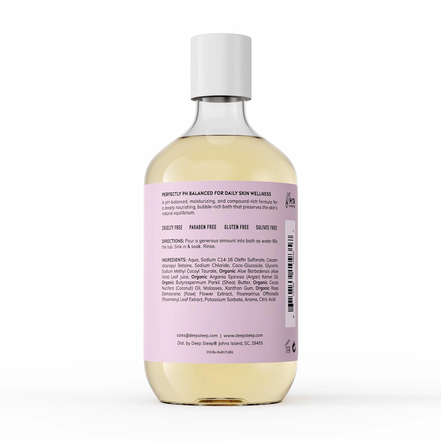Deep Steep Bubble Bath, 17 Ounce (Pack of 2) (Lilac Blossom)