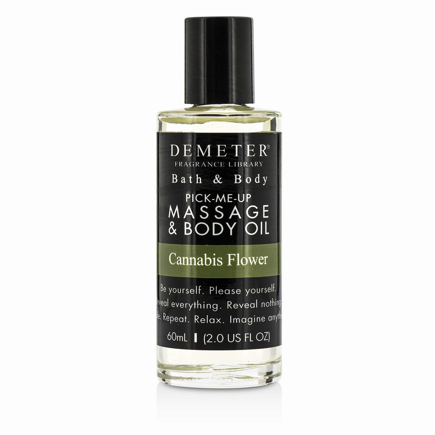 DEMETER Bath and Body Oil, Fragrance -Cannabis Flower, Body Oils for Women and Men for Sealing Moisture, Hydrating and Nourishing the Skin, 2 0z Bottle