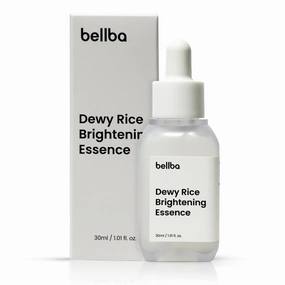Dewy Rice Brightening Essence Korean Serum for Face | K-beauty Skincare Rice Serum for Dark Spots Anti-Aging Hyperpigmentation& Glass Skin Hydrating Light-weight Non-Comedogenic 1 fl.oz