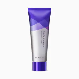 DEWYCEL AMPULE CREAM with Niacinamide, Ceramide NP, Hyaluronic Acid, and Adenosine | Hydrating Cream for All Skin Type, Non-Sticky, for Glowy Skin | Korean Premium Skincare | 2.7 fl oz / 80 ml