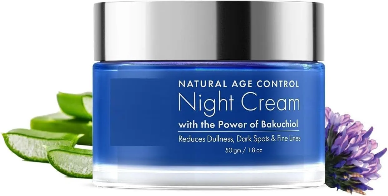 DK Natural Age Control Night Cream l Face Cream l Overnight Repair & Firming l Reduce Fine Lines & Wrinkles l Anti Ageing l Natural Retinol and Niacinamide(50 gm)